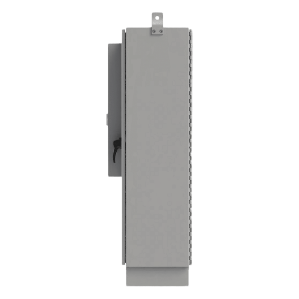 Gabinete para Exterior Tipo 4X Doble Puerta de 43 UR / Aluminio Soldado / 2134 x 762 x 1118 mm (84 x 30 x 44 in) / Exterior IP66 / Montaje Almohadilla / Aire de Precisión / Gris RAL 7035