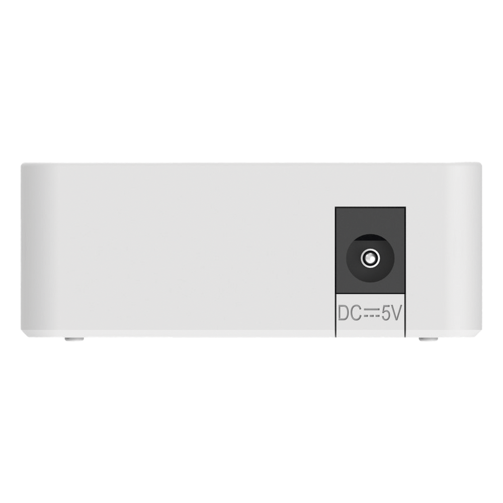 Switch no administrable, Visible en la Topología de la Nube, con 8 puertos Gigabit 1G