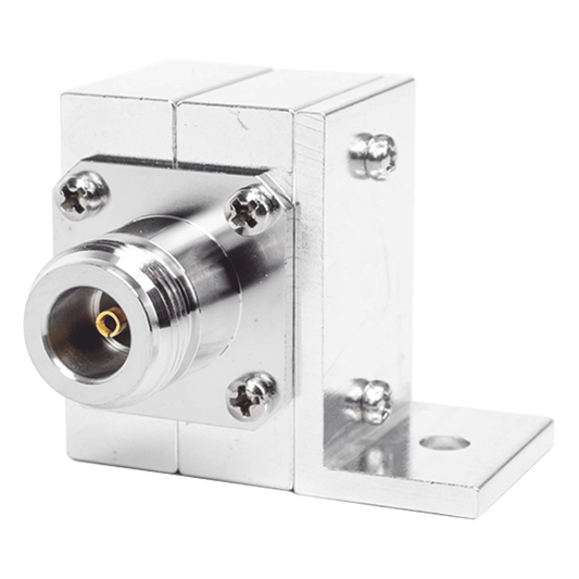 Protector Coaxial RF / 125-1000 MHz / 50 &Omega; / Conectores N Hembra / Ceja Lateral / 50 kA