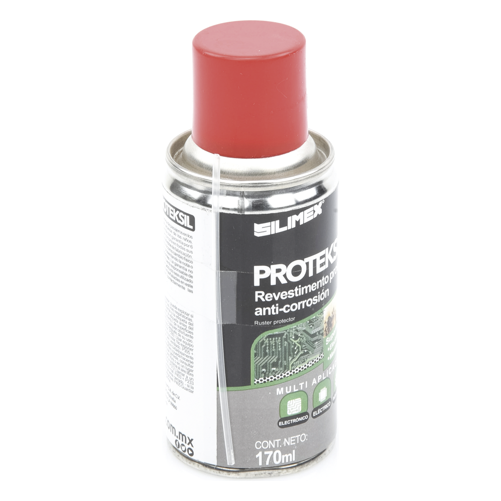 Revestimiento Protector Anti-Corrosión en Aerosol, Protege circuitos y conductores Electricos, es Ideal para usarse en Ambientes Altamente Húmedos, 170 ml.