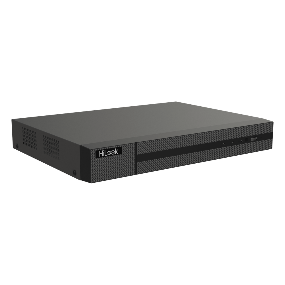 DVR 16 Canales TurboHD + 8 Canales IP / 5 Megapixel Lite - 3K Lite / Audio Bidireccional / Detección de Movimiento 2.0 / 1 Bahía de Disco Duro / H.265+ / Salida en Full HD