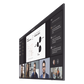 Pantalla Profesional WIDE 105" 5K / Para uso 24/7 / LH105QPD5BGXZA / bocinas integradas / Dimensiones: 2.48 m Largo x 1.06 m alto / Soporta Rotacion de imagen Pivot