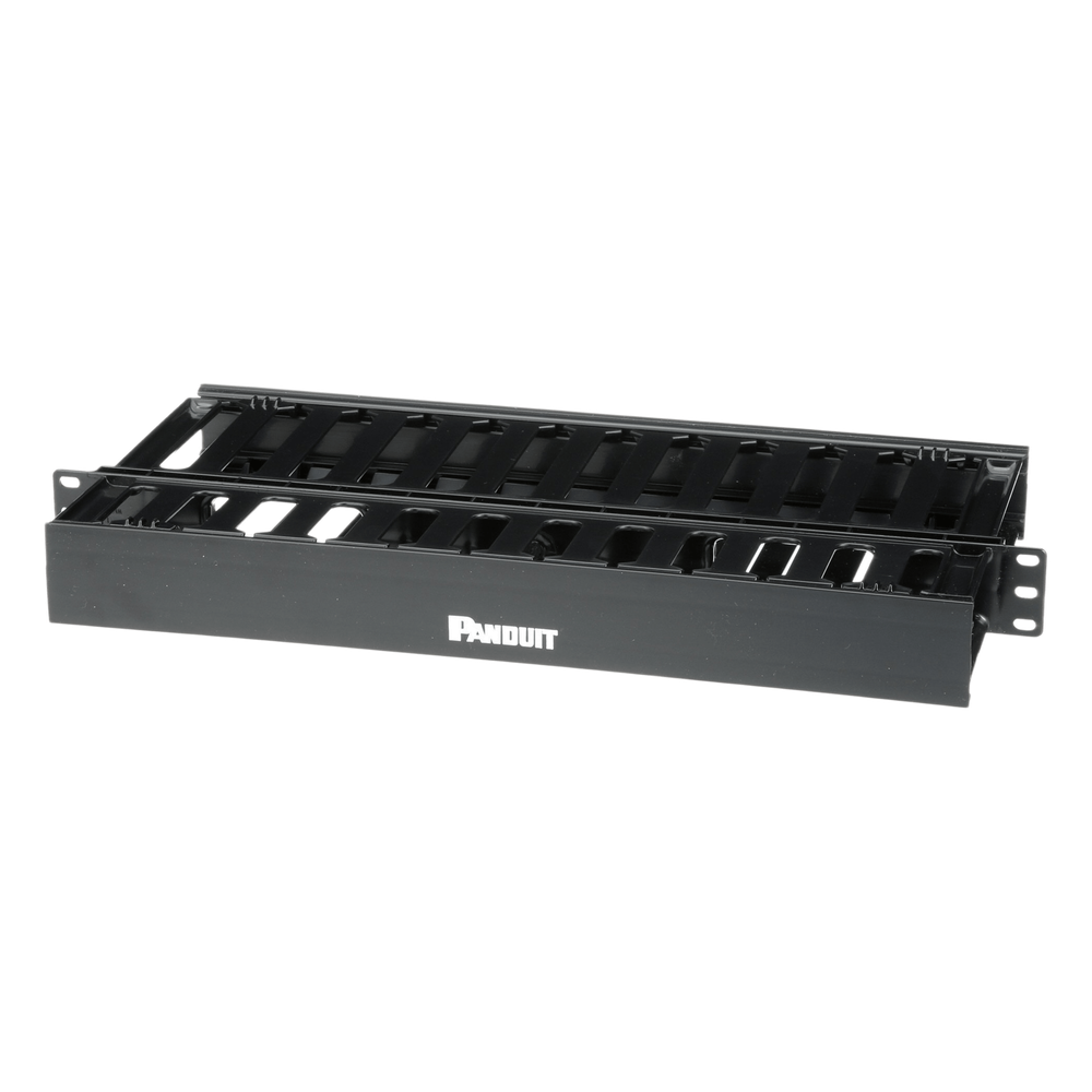 Organizador de Cables Horizontal PatchLink, Doble (Frontal y Posterior), Para Rack de 19in, 1UR