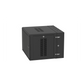 Gabinete PanZone de Montaje en Pared, de 19in, Puerta con Ventana de Seguridad, 9 UR, 635mm de Profundidad, Color Negro