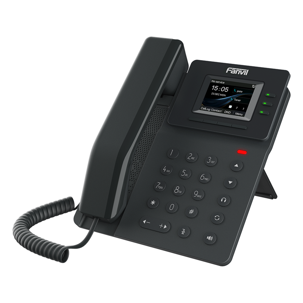TELEFONO IP WI-FI PANTALLA A COLO 2.4 , 4 LINEAS SIP, CONFERENCIA 6 VIAS