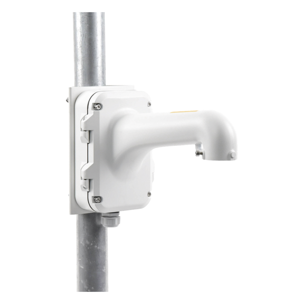 Montaje de Poste para Domos Hikvision / Color Blanco / Uso en Exterior