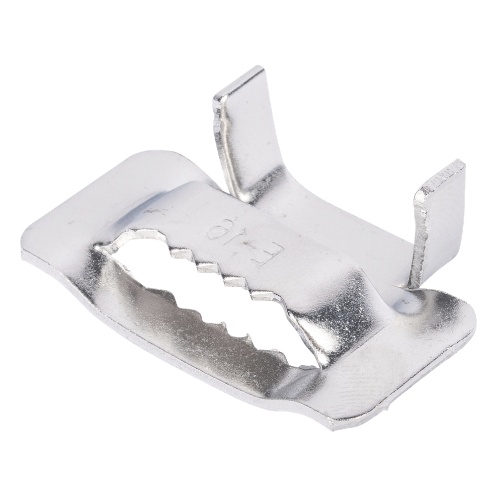 Hebillas PanSteel™ de Acero Inoxidable 201, Para Uso con Fleje ESW16T76-CR2 de 5/8, Paquete de 100pz