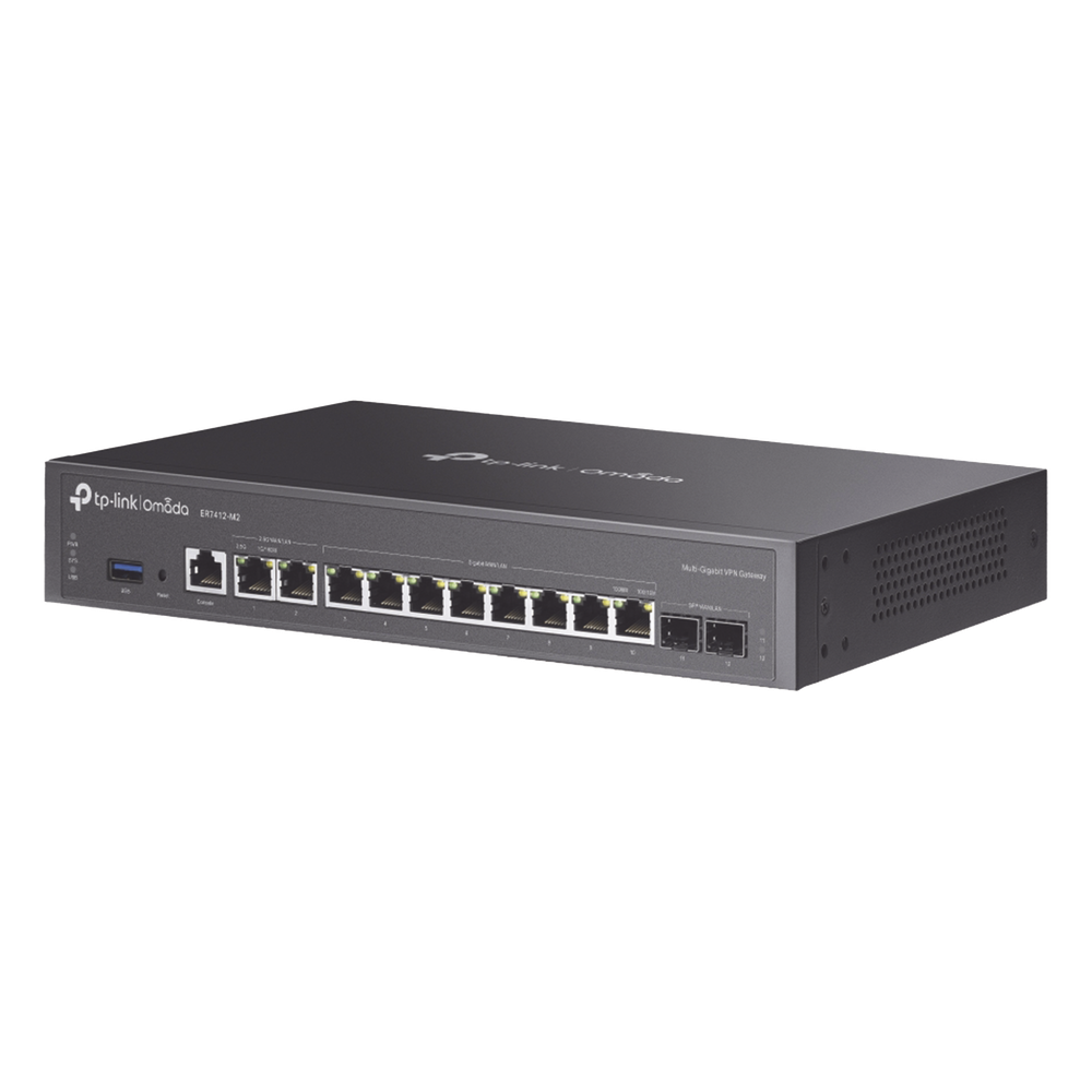 Router Omada VPN / SDN Multi-WAN Gigabit / 2 Puertos WAN/LAN RJ45 2.5 Gigabit / 8 Puertos WAN/LAN RJ45 Gigabit / 2 Puertos WAN/LAN SFP Gigabit / 1,000,000 Sesiones Concurrentes / Administración Centralizada Omada o Stand-Alone
