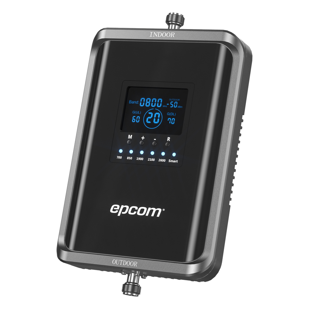 Kit Amplificador de Señal Celular 2G, 3G, 4G y 5G / Mejora llamadas convencionales y VoLTE / Amplifica señal de TELCEL, AT&T, MOVISTAR, BAIT,DiRi y más / Cubre hasta 300 m² con una antena y hasta 600 m² con 2 antenas.