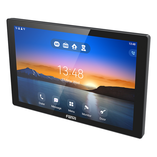 Monitor Audio/Video  IP/SIP para interior, Wi-Fi, pantalla táctil de 10.1", Apertura remota