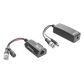 Kit de transceptores activos TURBO HD. Convierte 36/24 Vcc a 12 Vcc regulados, a través de cable  UTP Cat5e / 6. Transmision de 200 m (Revisar tabla de resoluciones )