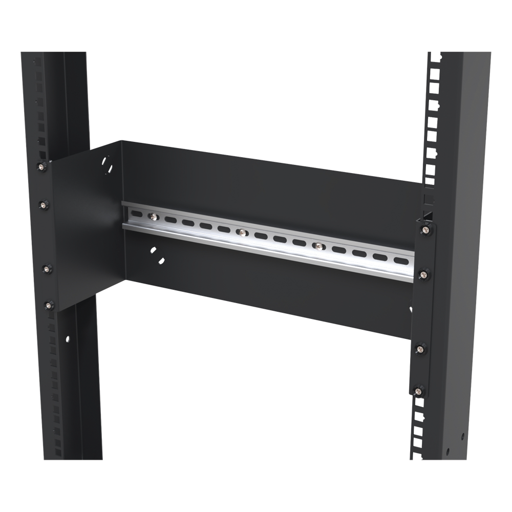 Riel de 35 mm con Soporte para Rack de 19" 4UR