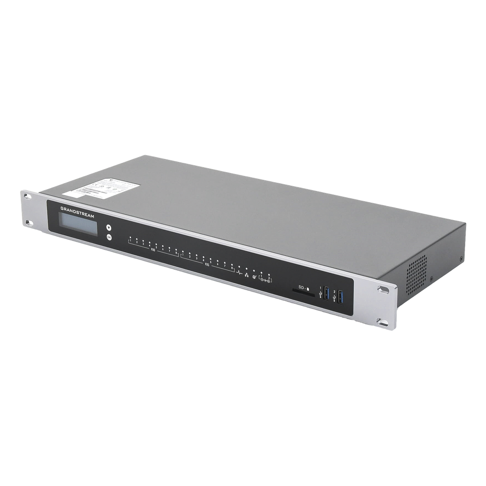 Conmutador IP-PBX para hasta 1500 usuarios y 200 llamadas simultaneas, 8FXO, 8FXS, solución para PyMEs