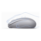 Mouse Inalámbrico 2.4G 800/1200/1600/2400 DPI | Función de 3 botones | Alcance 10m | Silencioso |  Ergonómico | Anti-caída y Anti-interferencias | Batería Alcalina AA incluida  | Color Grey.