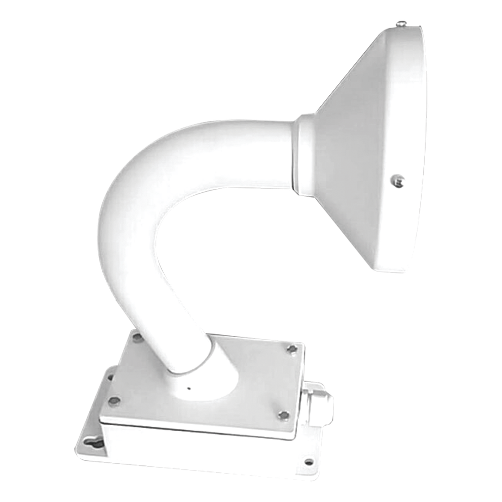 Montaje Universal de Pared con Cuello de Ganso y Caja de Conexiones / Compatible con Cámaras Domo y Bala