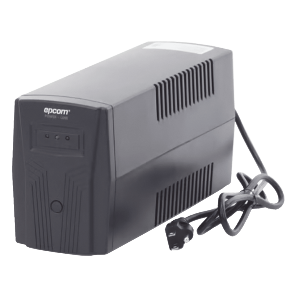 UPS de 600VA/360W / Topología Línea Interactiva / Entrada y Salida 120 Vca / Clavija NEMA 5-15P / 4 Tomas NEMA 5-15R/ Sin Protector RJ11 ni RJ45