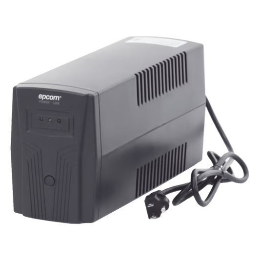 UPS de 600VA/360W / Topología Línea Interactiva / Entrada y Salida 120 Vca / Clavija NEMA 5-15P / 4 Tomas NEMA 5-15R/ Sin Protector RJ11 ni RJ45