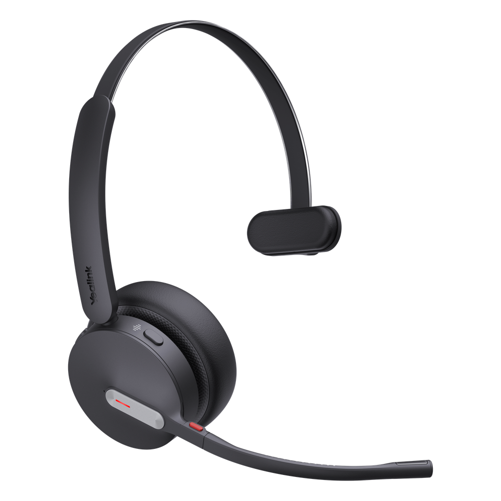 Diadema Inalambrica WH64 Mono UC de Yealink con Acoustic Shield 2.0 y Funcionamiento DECT-Bluetooth