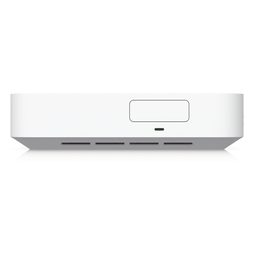 UCG Max Cloud Gateway de 2.5 GbE Compacto con Soporte para hasta 30 Dispositivos UniFi, 300+ Clientes, Enrutamiento IPS de 2.3 Gbps y Almacenamiento 512 GB de Memoria Interna