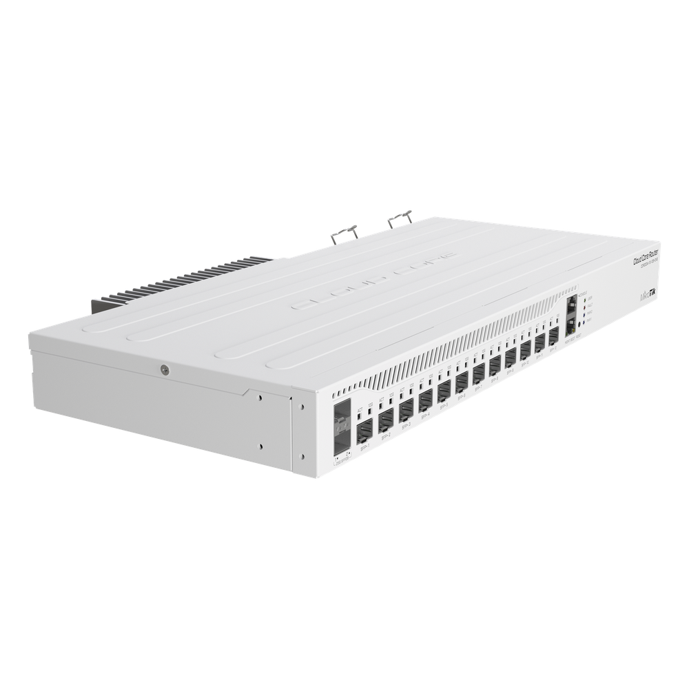 (CCR2004-1G-12S+2XS) Cloud Core Router 12 puertos 10G SFP+, 2 25G SFP28, Fuente Redundante