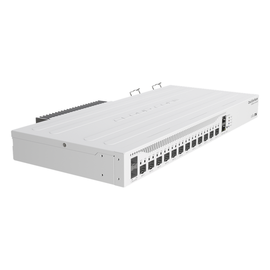(CCR2004-1G-12S+2XS) Cloud Core Router 12 puertos 10G SFP+, 2 25G SFP28, Fuente Redundante