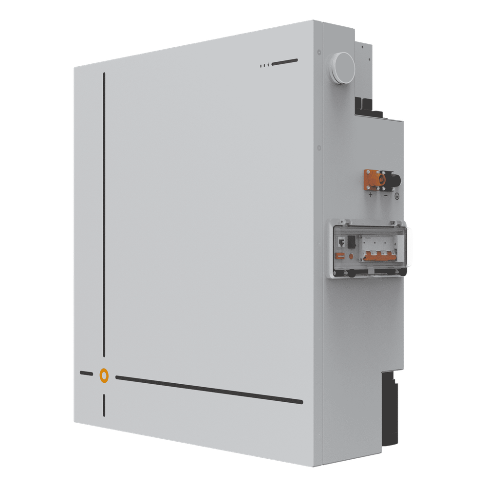 Batería LiFePO4 IP66 para exteriores / 51.2 Vcc / 314 Ah / 16 kWh / Corriente continua 125A (6.4kW) / Pico 300A (15.36kW) @15s / Instalación en pared o piso / UL 9540 Ed.3 / Celdas grado automotriz Tier 1