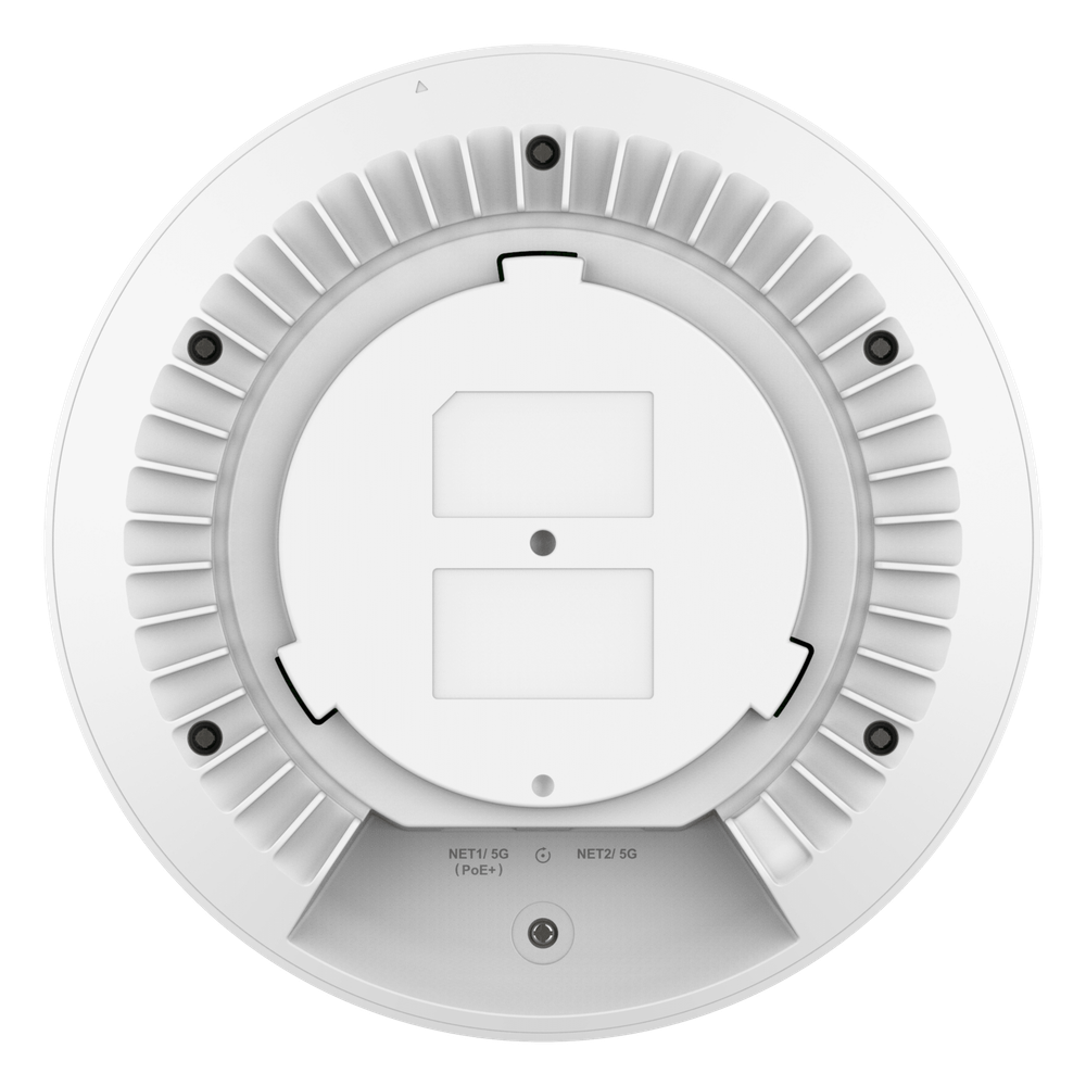 Punto de Acceso Wi-Fi 7 / Triple Banda BE11000 / MU-MIMO 2x2:2 / 384 Clientes Simultáneos / 2 Puertos 5G Ethernet con PoE+ / Cobertura Hasta 175 mts / BLE 5.3 / Gestión Integrada y en la Nube