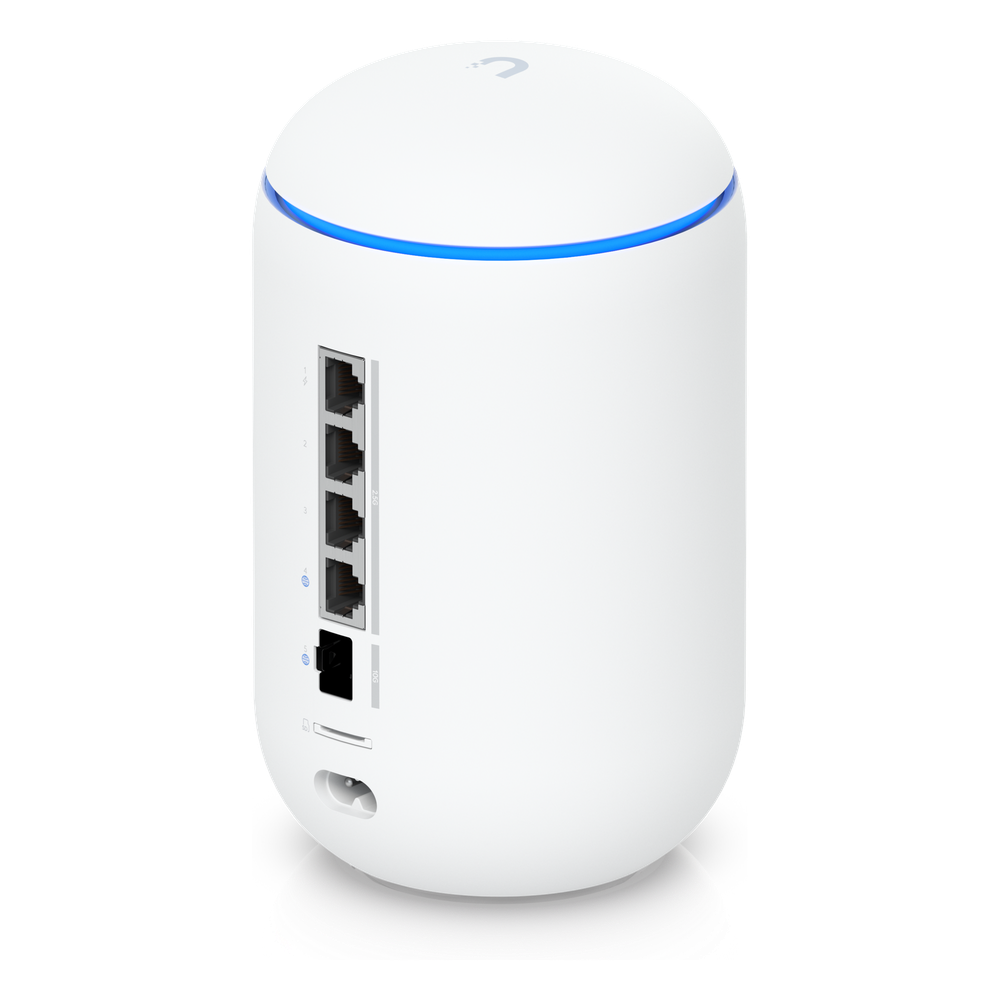 Dream Router 7 Cloud Gateway de 10G de Escritorio con WiFi 7 Integrado, Switch de 4 Puertos, Almacenamiento microSD y Compatibilidad Total con Full Stack UniFi