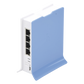 (hAP lite TC) 4 Puertos Fast Ethernet, Wi-Fi 2.4 GHz 802.11 b/g/n y base tipo Torre