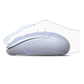 Mouse Inalámbrico 2.4G 800/1200/1600/2400 DPI | Función de 3 botones | Alcance 10m | Silencioso |  Ergonómico | Anti-caída y Anti-interferencias | Batería Alcalina AA incluida  | Color Dusty Blue.