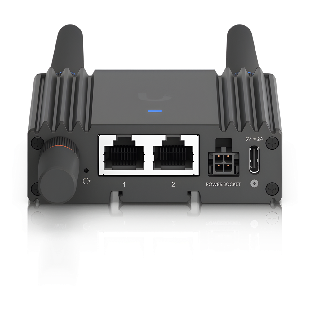 Router UniFi Ultra LTE con WiFi 4 / ranura para 1 tarjeta SIM / 2 Puertos RJ45 10/100Mbps / Alimentación por USB Type-C y ATX DC / Bandas LTE B2, B4, B5 /