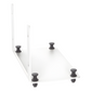 Soporte Para 2 Adaptadores de Fibra Óptica Opticom®, Para Uso con Gabinetes Multipropósito, de Instalación a Presión, Color Blanco