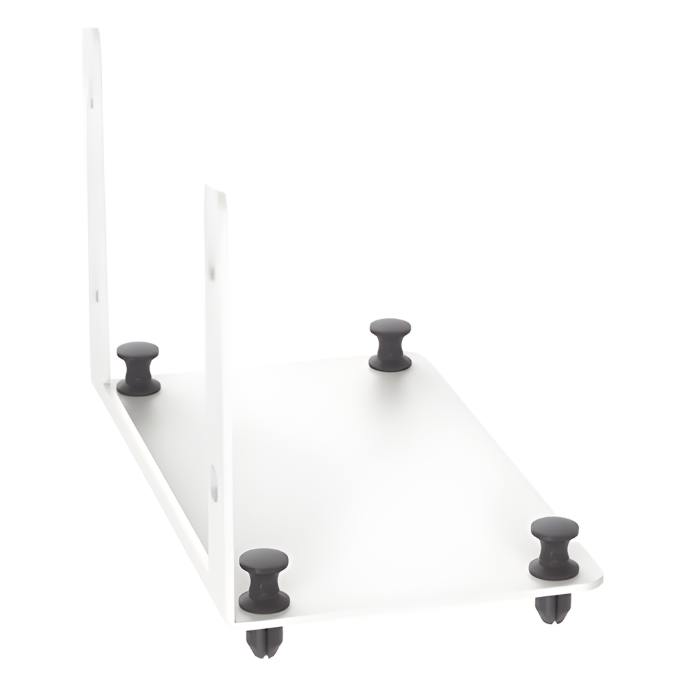 Soporte Para 2 Adaptadores de Fibra Óptica Opticom®, Para Uso con Gabinetes Multipropósito, de Instalación a Presión, Color Blanco