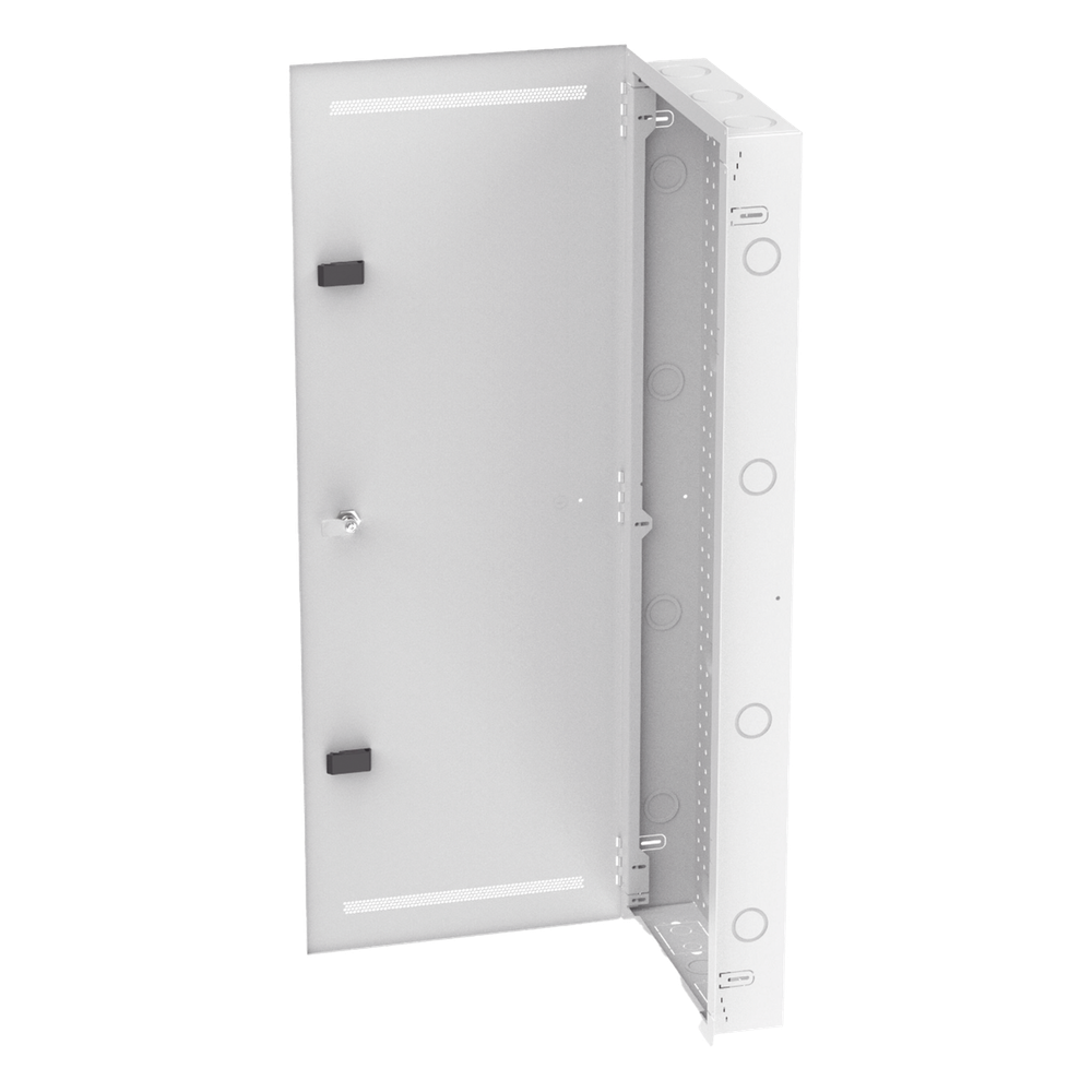 Gabinete Multipropósito de Montaje en Pared, de 42 in de Altura, Con Puerta Reversible, Fabricado en Acero, Color Blanco