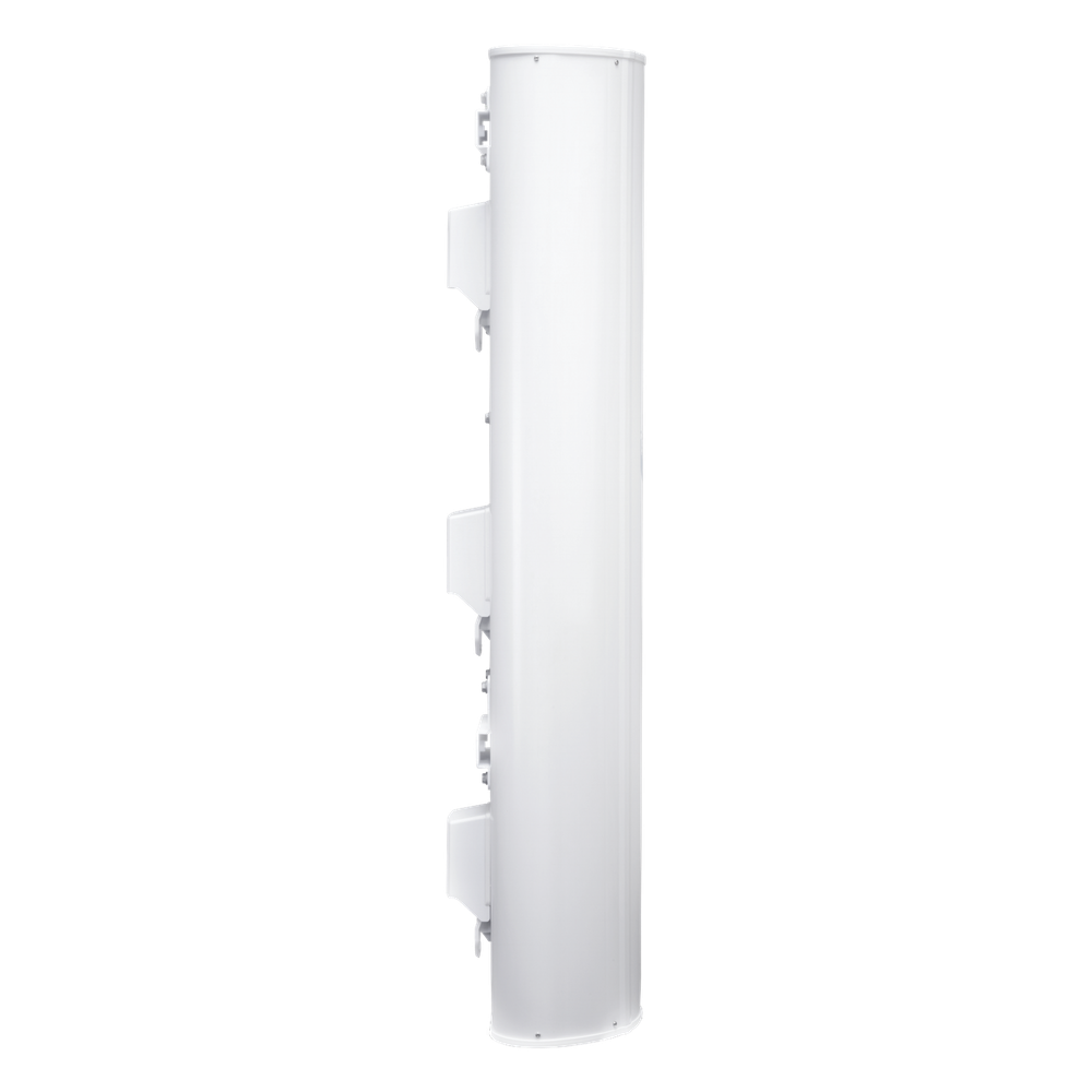 Antena sectorial blindada de 90º de cobertura 5 GHz (5.15 - 5.85 GHz), dividida en 3 bloques de 30º, ideal para alta densidad de suscriptores
