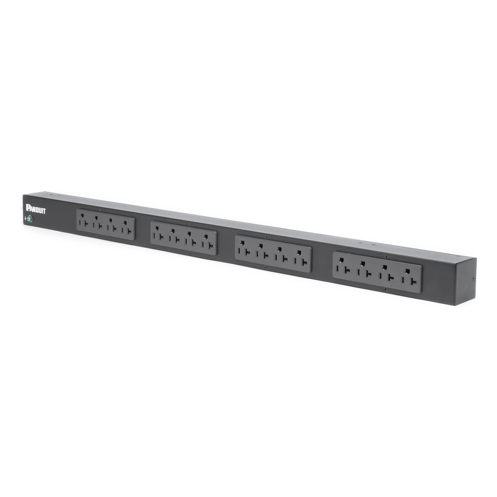 PDU Básico para Distribución de Energía, Enchufe de Entrada NEMA 5-20P, Con 16 Contactos NEMA 5-20R, de Instalación Vertical, 20 Amp, 120 Vca