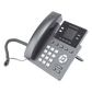 Teléfono IP Grado Operador, 4 líneas SIP con 2 cuentas, puertos Gigabit PoE, pantalla a color 2.4", codec Opus, IPV4/IPV6 con gestión en la nube GDMS