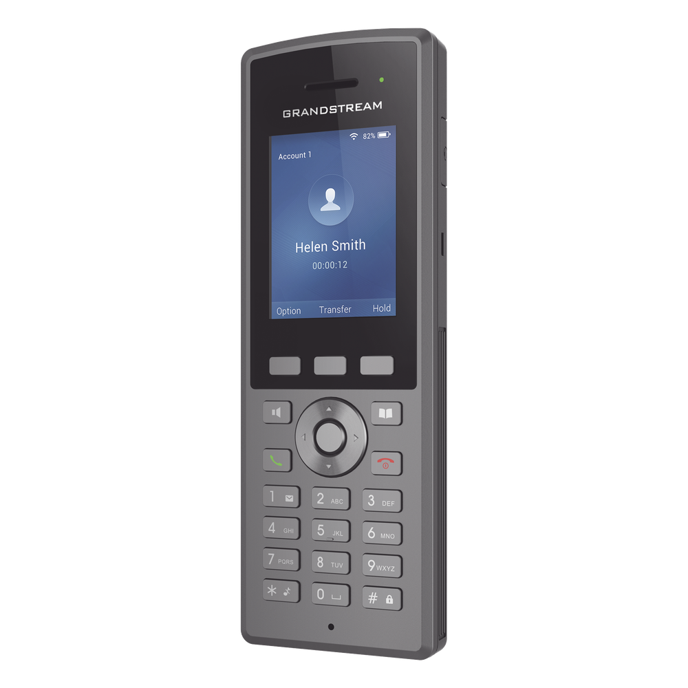 Teléfono WiFi portátil empresarial con diseño resistente IP67, conectividad a la red VoIP vía WiFi