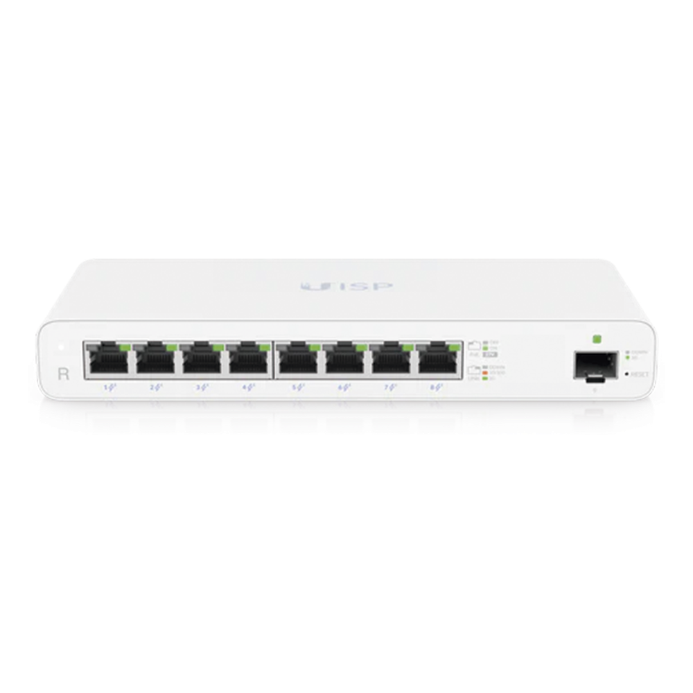 UISP Router (UISP-R) – Router Gigabit para ISP con 8 Puertos PoE Pasivo, 1 SFP, y Rendimiento NAT de hasta 1 Gbps