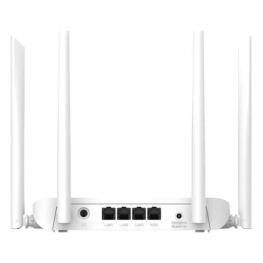 Home Router Inalámbrico Wi-Fi 5 Doble Banda, 1 Puerto Wan 10/100 y 3 Puertos Lan 10/100 Hasta 1,200 Mbps