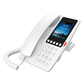 Teléfono IP Hotelero Wi-Fi 6 / Pantalla IPS 3.5" 320x480 / 2 Líneas SIP / 5 Teclas Programables / Puerto USB-A / PoE 802.3af / Audio HD / Diseño Blanco