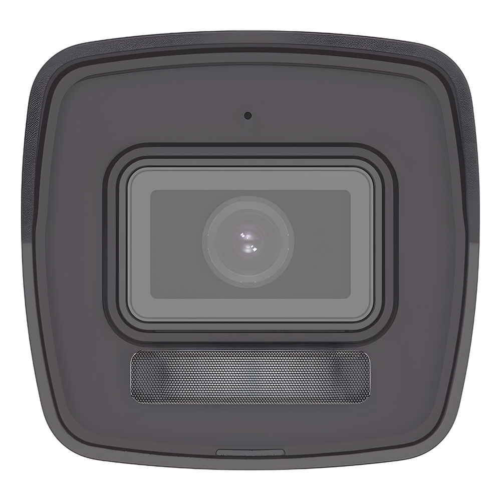 [Dual Light] Bala IP 4 Megapixel / Lente 2.8 mm / 30 mts IR + 30 mts Luz Blanca / Micrófono Integrado / ACUSENSE Lite / Exterior IP67 / H.265 / PoE  / Micro SD