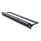 Panel de Parcheo de Impacto (110) UTP de 24 Puertos Cat6A, 19 Pulgadas (48.26 cm), con Barra para Organizar Cables y Espacio para Etiqueta