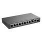 Switch Administrable con 8 puertos Gigabit PoE, 2 Uplinks Gigabit (1 SFP), gestión gratuita desde la nube