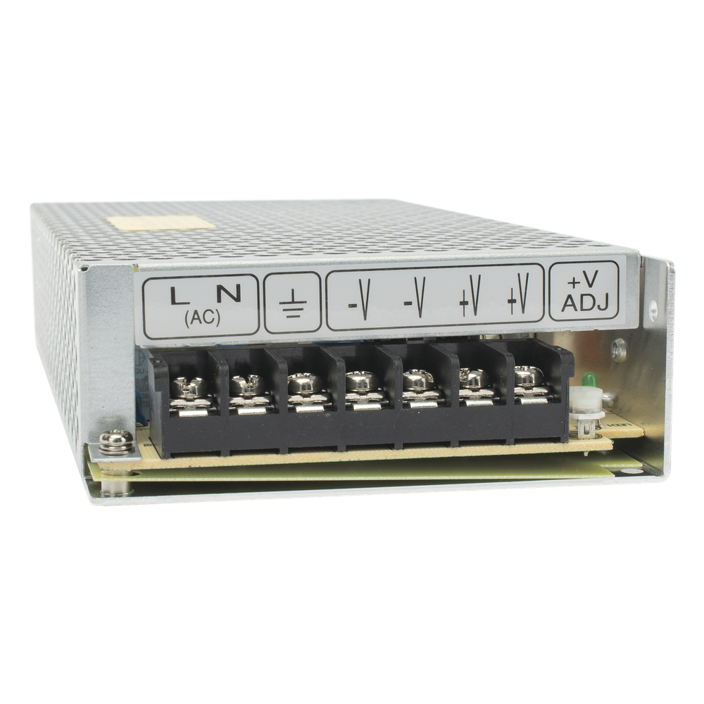 Fuente de poder industrial conmutada / 150W / 48Vcc / 3.2A / Entrada: 85-264Vca / Montaje en chasis