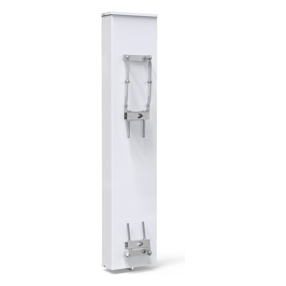 Antena Sectorial para Exterior / Frecuencia 1710-2190 MHz / Ganancia 18 dBi / Ancho de Banda 480 MHz / VSWR ≤1.5 / Potencia Máxima 200W / IP65 / Montaje en Tubo