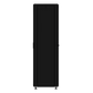 Gabinete rackeable de piso de 42U, compatible con estándar 19 pulgadas, equipado con puerta frontal de cristal para una mejor visibilidad y presentación profesional