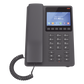 Teléfono IP Hotelero con pantalla LCD a color, 2 líneas SIP con 2 cuentas, codec Opus, IPV4/IPV6, color negro, con gestión en la nube GDMS