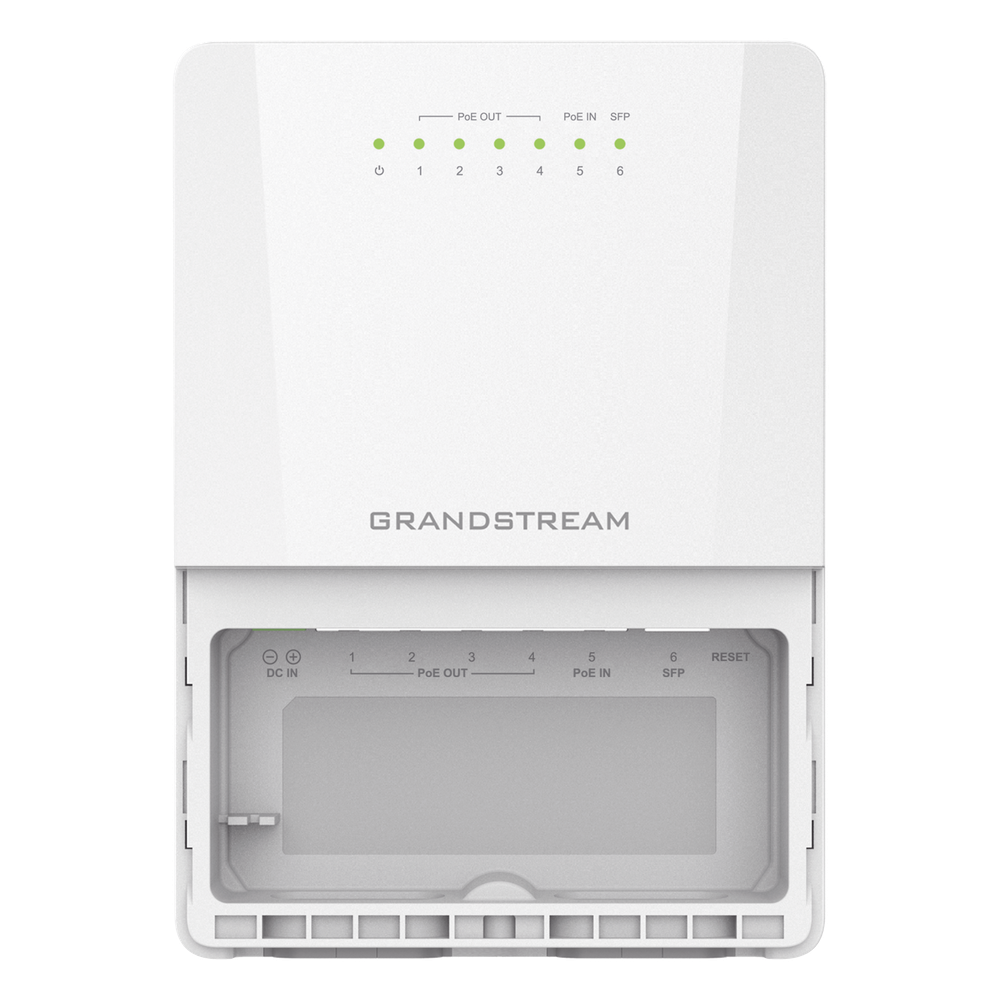 Switch PoE Lite administrable para exteriores de 6 puertos (5GE+1SFP) / Clasificación IP66 a prueba de polvo y agua