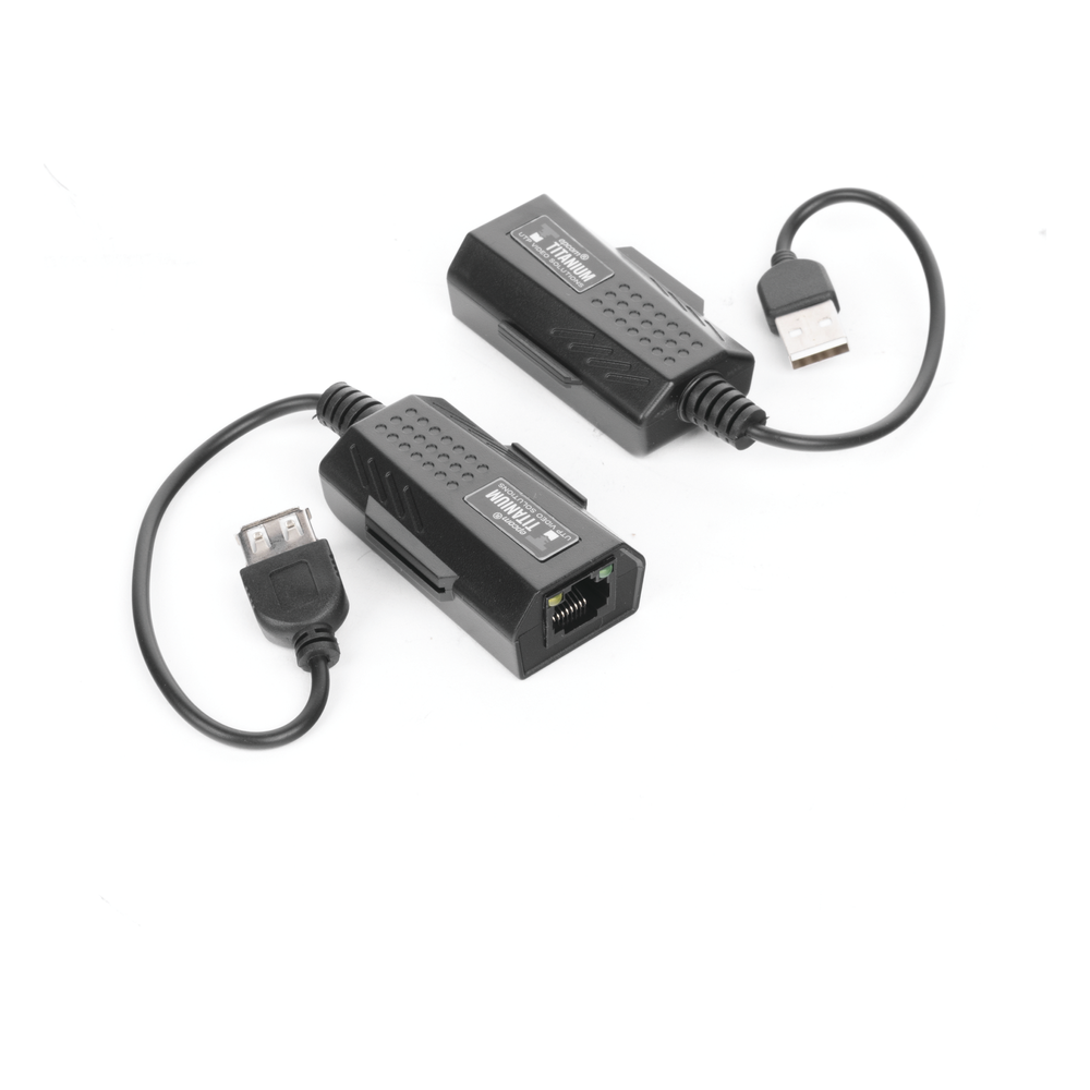 Kit extensor USB por cable UTP Cat 5 / 5e / 6 para Distancias de Hasta 50 Metros / Versión 2.0